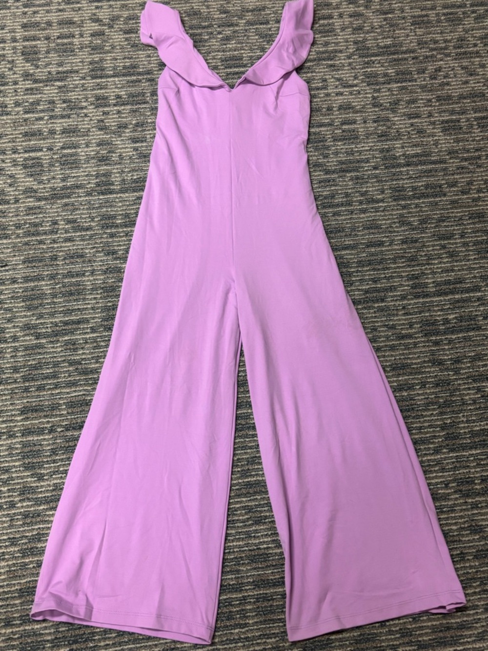 Susana Monaco Lavender Wide-Leg Jumpsuit
